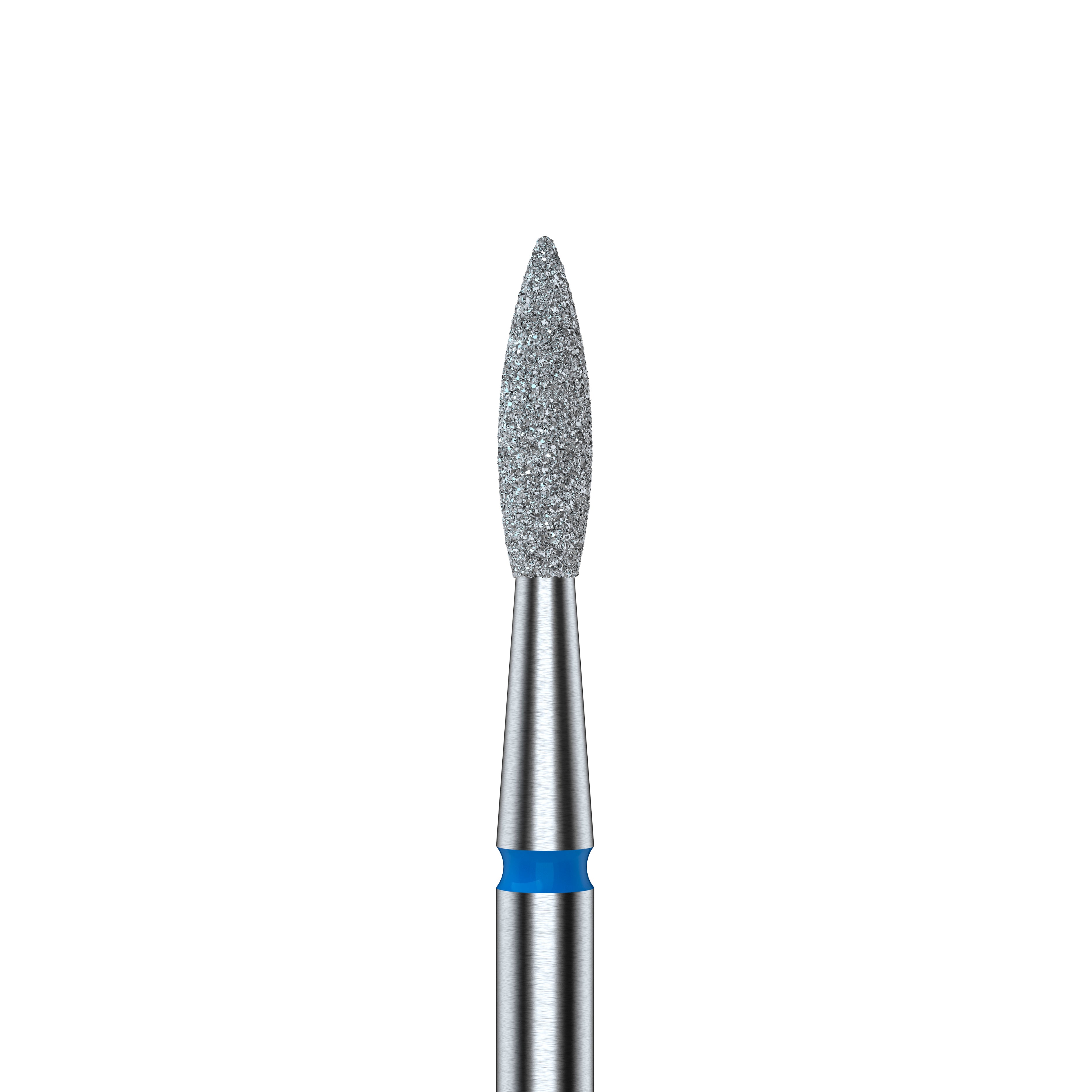 Diamond Nail Drill Bit Pointed Flame Blue Staleks EXPERT – Ø 2,1 mm