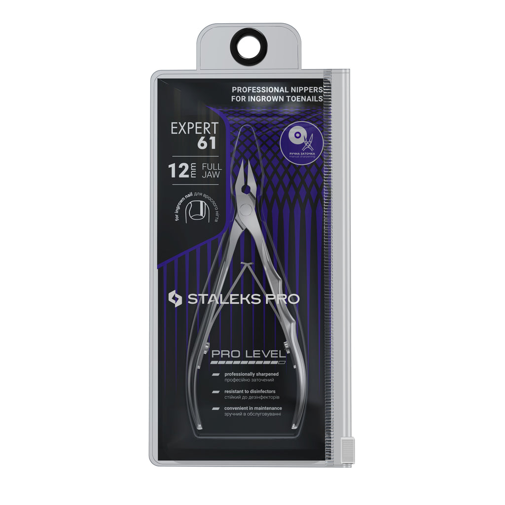 Professionelle Zange für eingewachsene Nägel Staleks EXPERT 61 – 12 mm